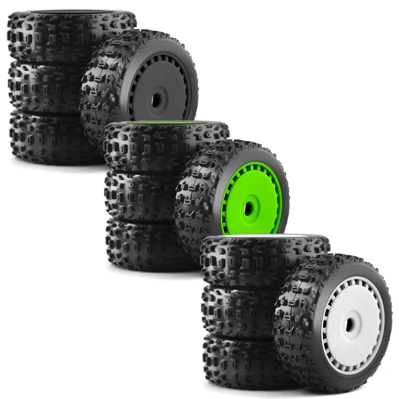 For 1/8 ARRMA KYOSHO BUGGY HSP Electric Yue Oil Yue 17Mm Combiner Off-Road Tire Accessories Black