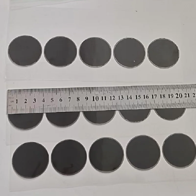 (Diameter 40mm)Radar Line Carving Facial Beauty Machine Probe Replacement Black Film Sticker