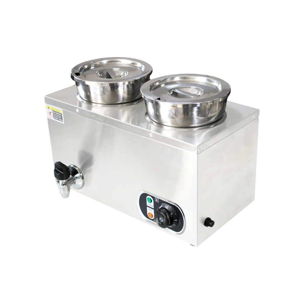 Commercial BainHigh Quality  Electric 8L Bain Marie Warming Countertop Food Warmer Marie Restaurant Kitchen Equipment On sales