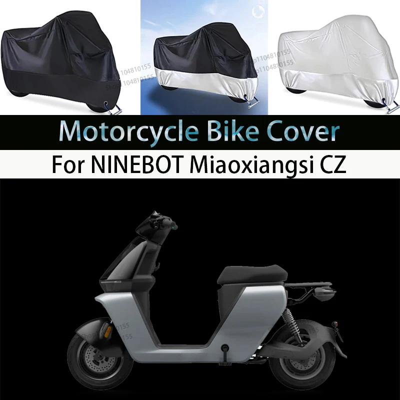 

For NINEBOT Miaoxian Motorcycle Cover Moto Rain Cover Waterproof Dustproof UV Cover Coat Indoor Outdoor Motorbike Scooter Cover