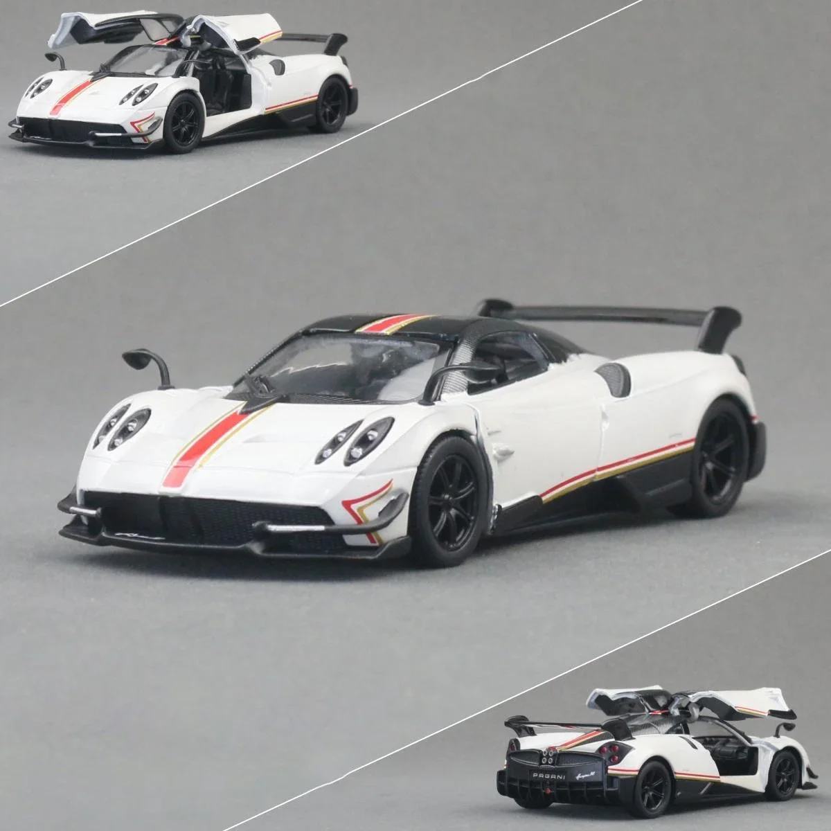 

1:38 Huayra BC Alloy Sports Model Diecasts Metal Track Racing Car Vehicles Model Simulation Collection Childrens Toy Gift