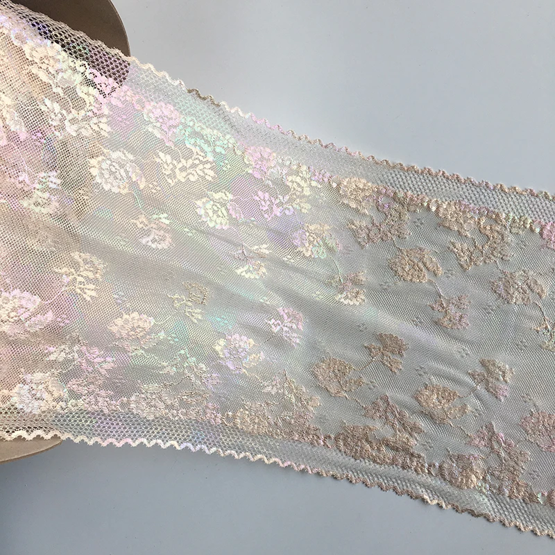 2Meters Stretch Elastic Lace Trim For Sewing Underwear Swimwear Bra Dress Clothes Accessories High Quality