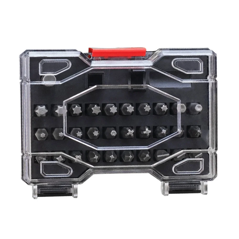 32 pcs Electric Screwdriver Bit Set with Integrated Magnet System and Ergonomic Portable High torque portable batch head set