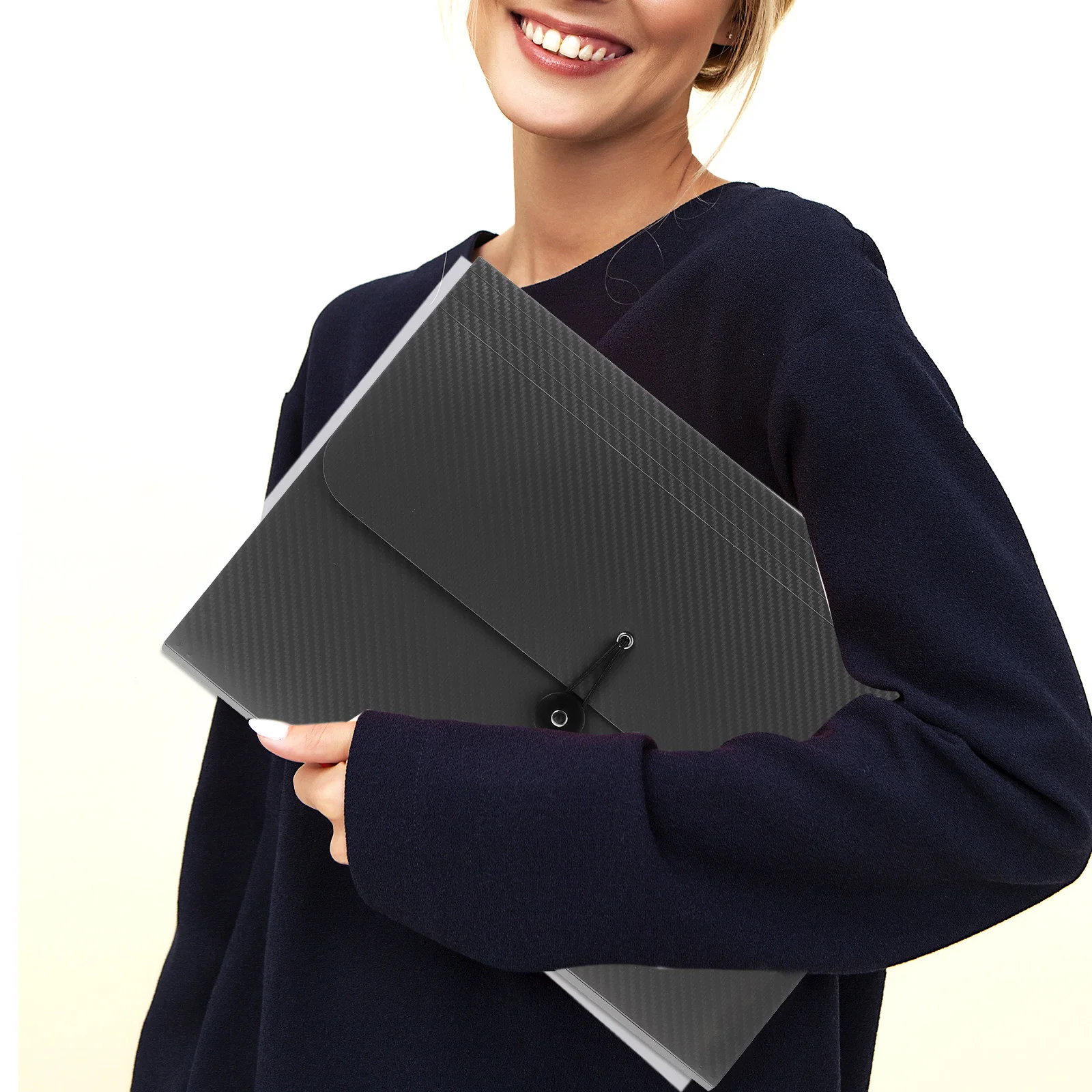 Organisateur d'accordéon extensible de dossier de fichiers en plastique pour le stockage de reçus de Documents porte-fichiers Portable bureau