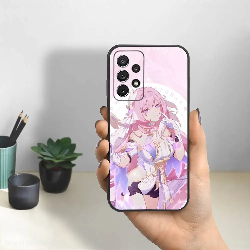 Capa de telefone Game H-Honkai I-Impact-3rd para Samsung S25, S24, S23, S22, S21, S20, S10, Ultra, Plus, Lite, FE, capa preta de silicone macio
