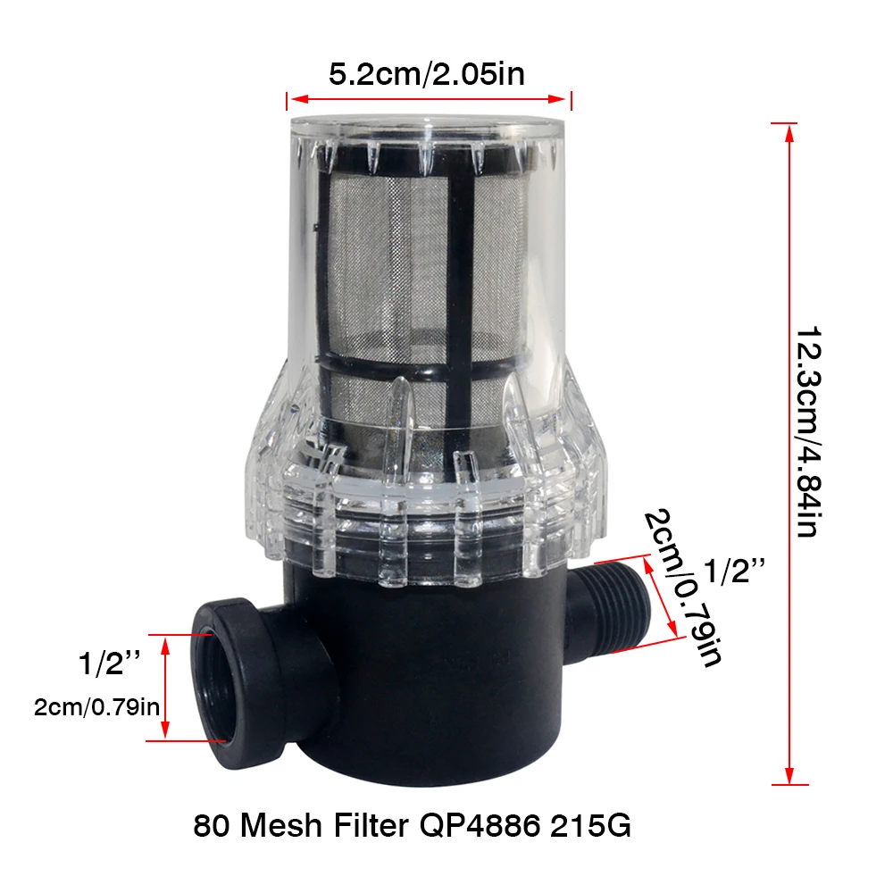 مرشح دلو غسيل السيارات فلتر سقي الحديقة 1/2 ''3/4'' 1 ''نظام الري الشوائب المسبق فلتر مائي لتربية الأحياء المائية