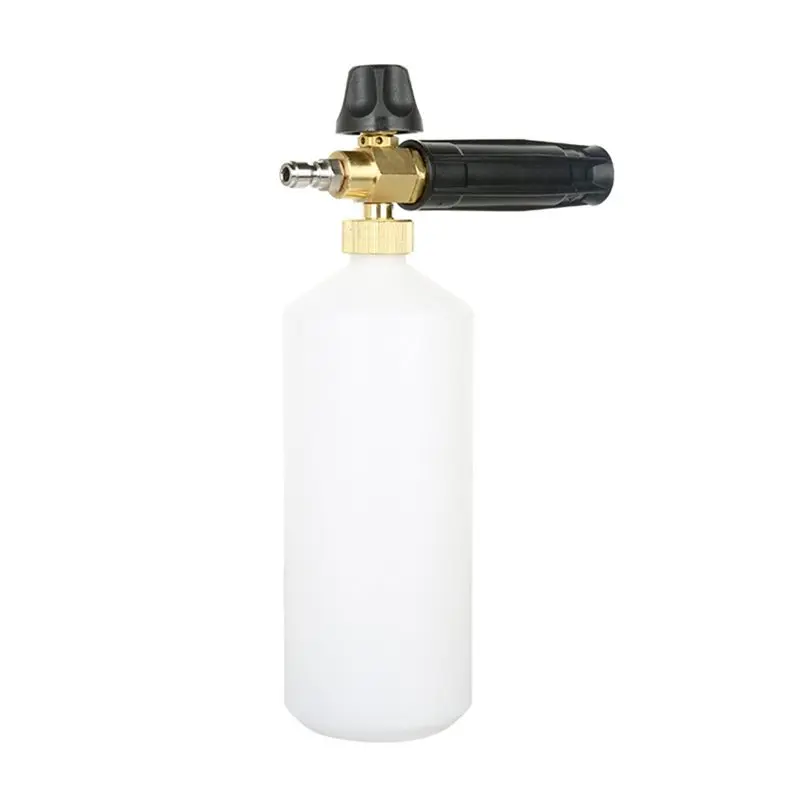 AB08-Car Wash Tool Foam Pot Foam Cannon Bottle 1/4 Inch Quick Connector For Adjustable Snow Foam