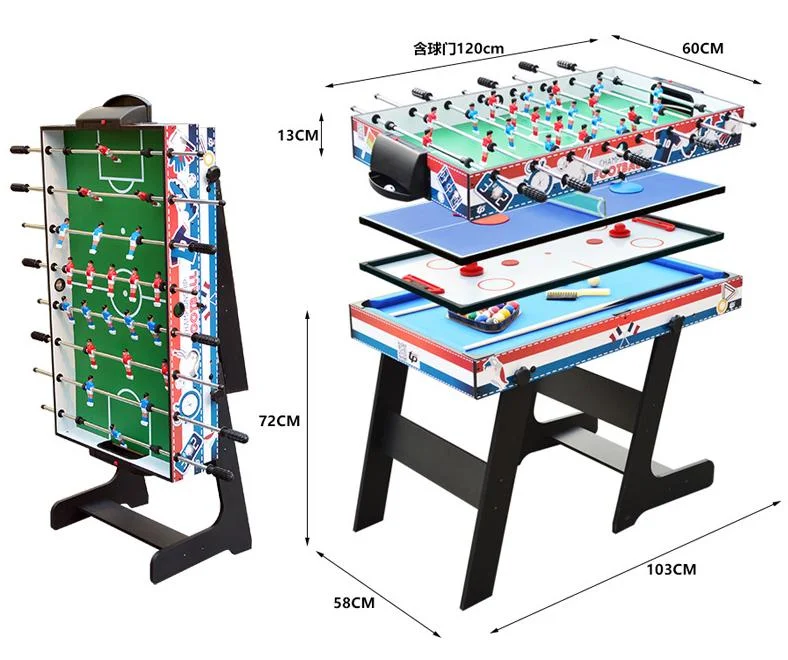 

Домашние развлечения, 4 в 1, настольная игра, бассейн, игра с футбольным столом, воздушный хоккей и игра в пинг-понг