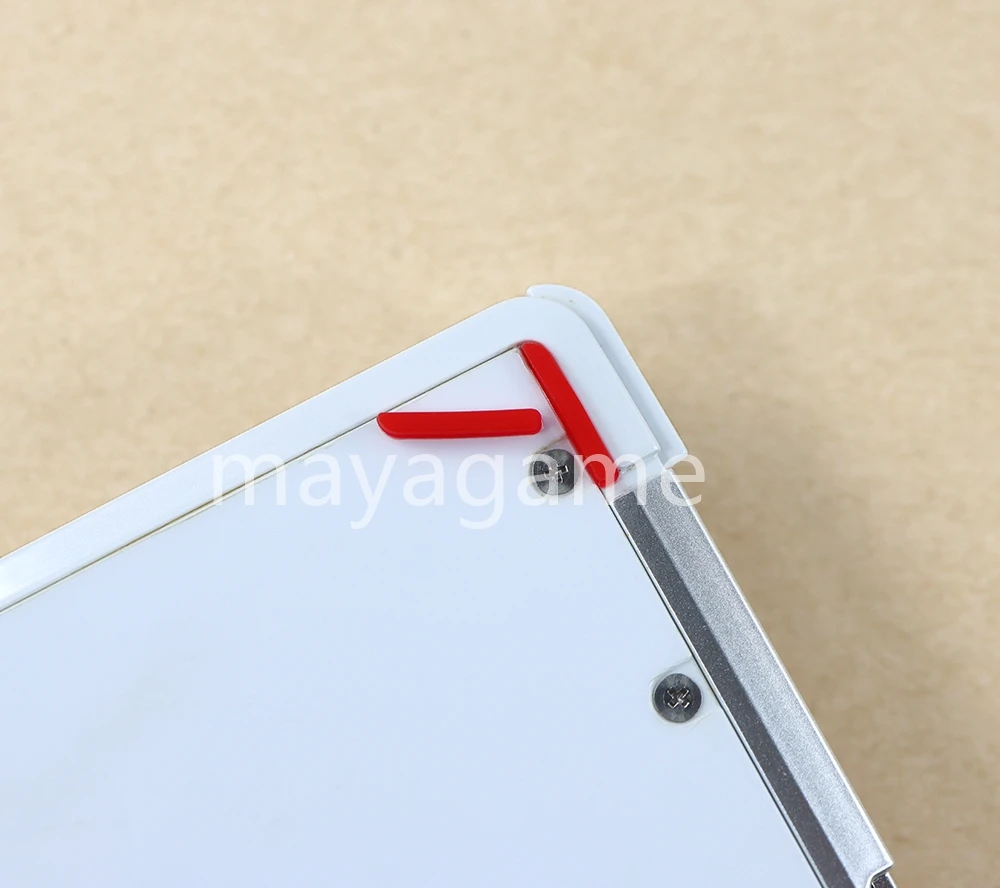 1pair Lower LCD Screen Rubber Pads Feet Back Cover For 3DS Console Replacement Repair Parts Accessories