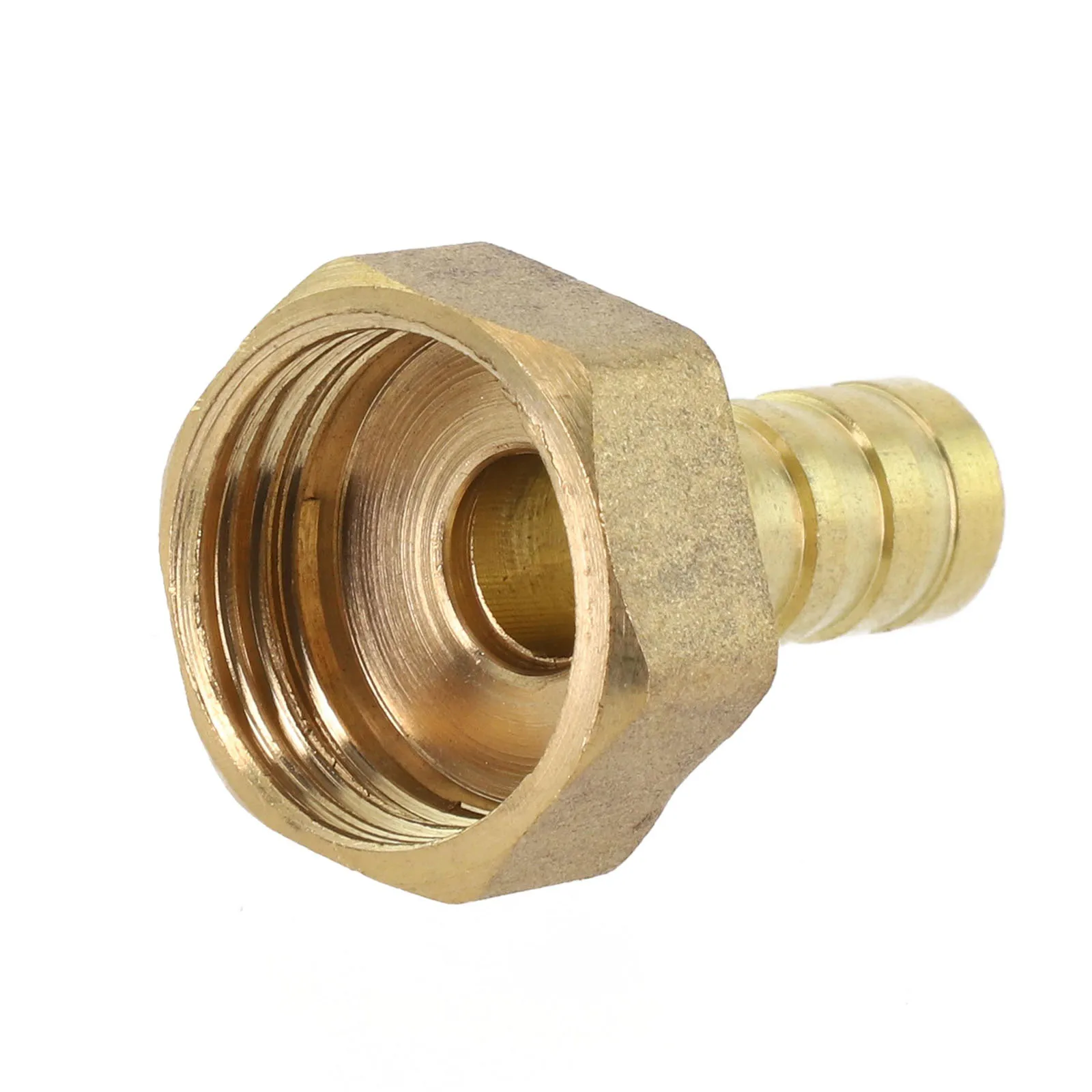 2Pcs 1/2'' Garden Brass Hose Connector Watering Water Hose Pipe Tap Adaptor Fitting For Garden Hose Adaptor 6mm-16mm