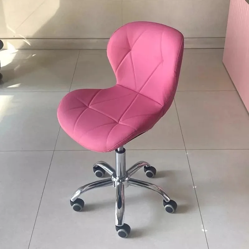 Professional Manicure Chair Hairdressing Salon Complete Furniture Nail Beauty Swivel Equipment Toilet Dressing Table Iron Chairs