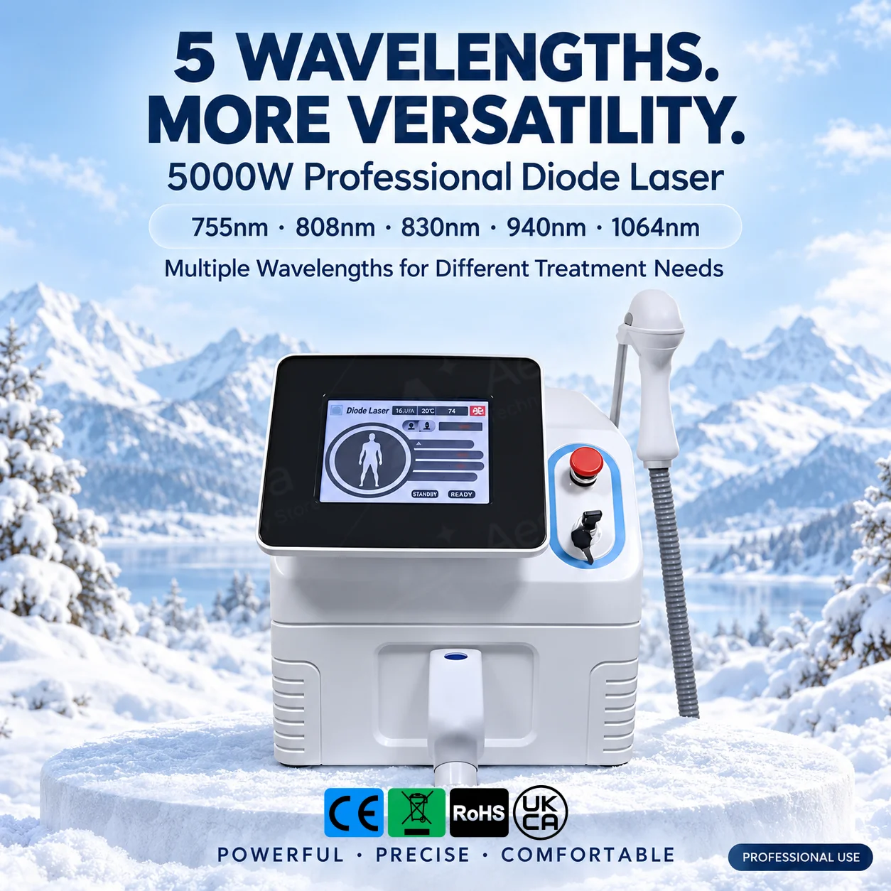 Alexandrite Laser Hair Removal Machine - 808 Laser Hair Removal Machine Alexandrite