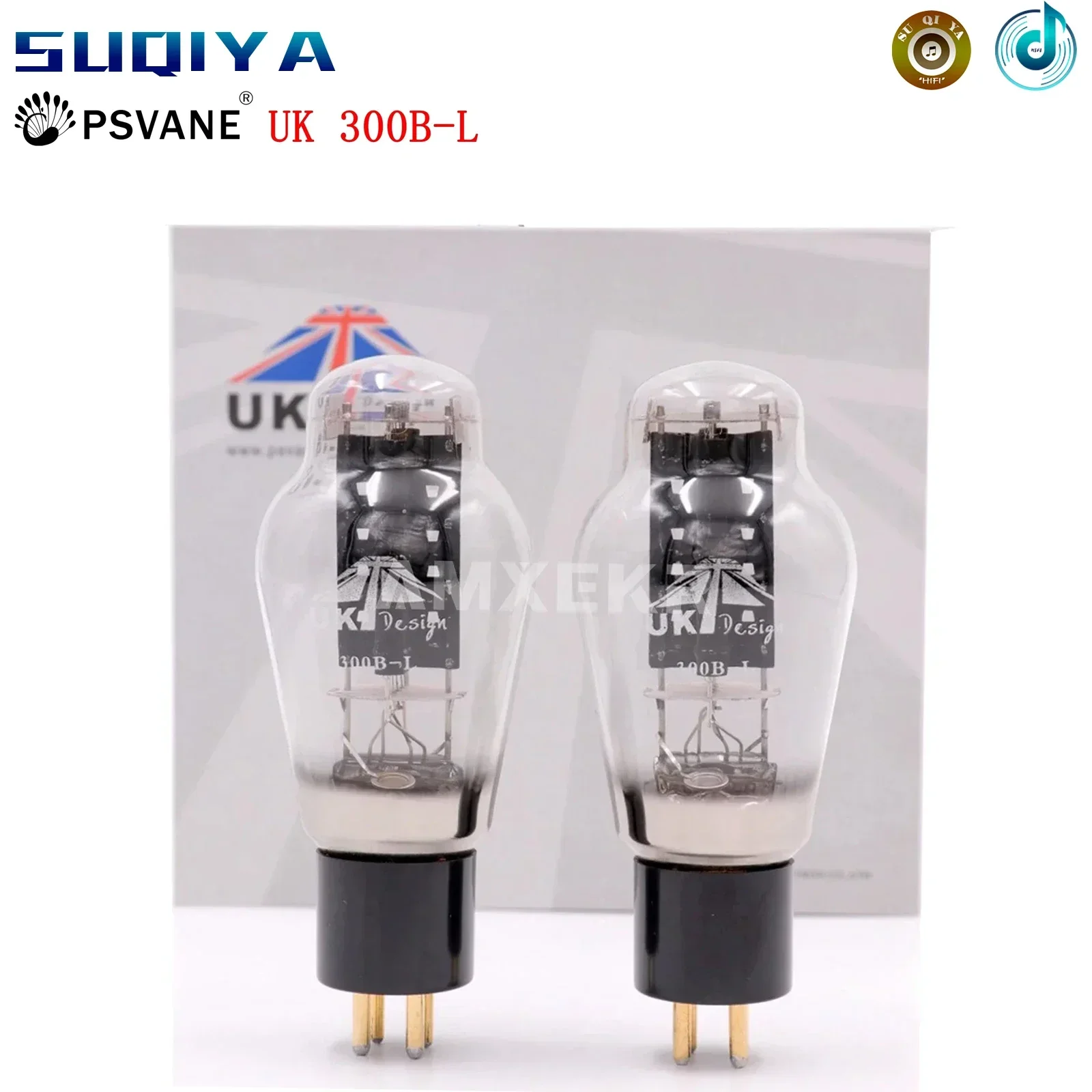 

SUQIYA-PSVANE UK 300B-L Vacuum Tube Replace JJ EH Gold Lion 300B Tube For HIFI Vintage Tube Audio AMP DIY New Matched Pair