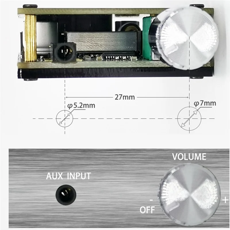 ZK-502C Bluetooth цифровой аудиоусилитель плата TPA3116 50Wx2 стерео 2,0-канальный модуль усилителя мощности HIFI