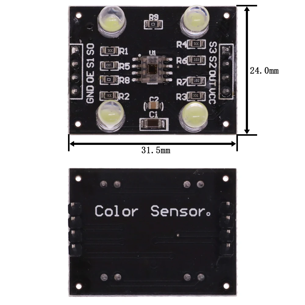 GY-31 TCS3200 TCS230 Detector Module Color Recognition Sensor Accessories For MCU Arduino DIY Module DC 3-5V Input