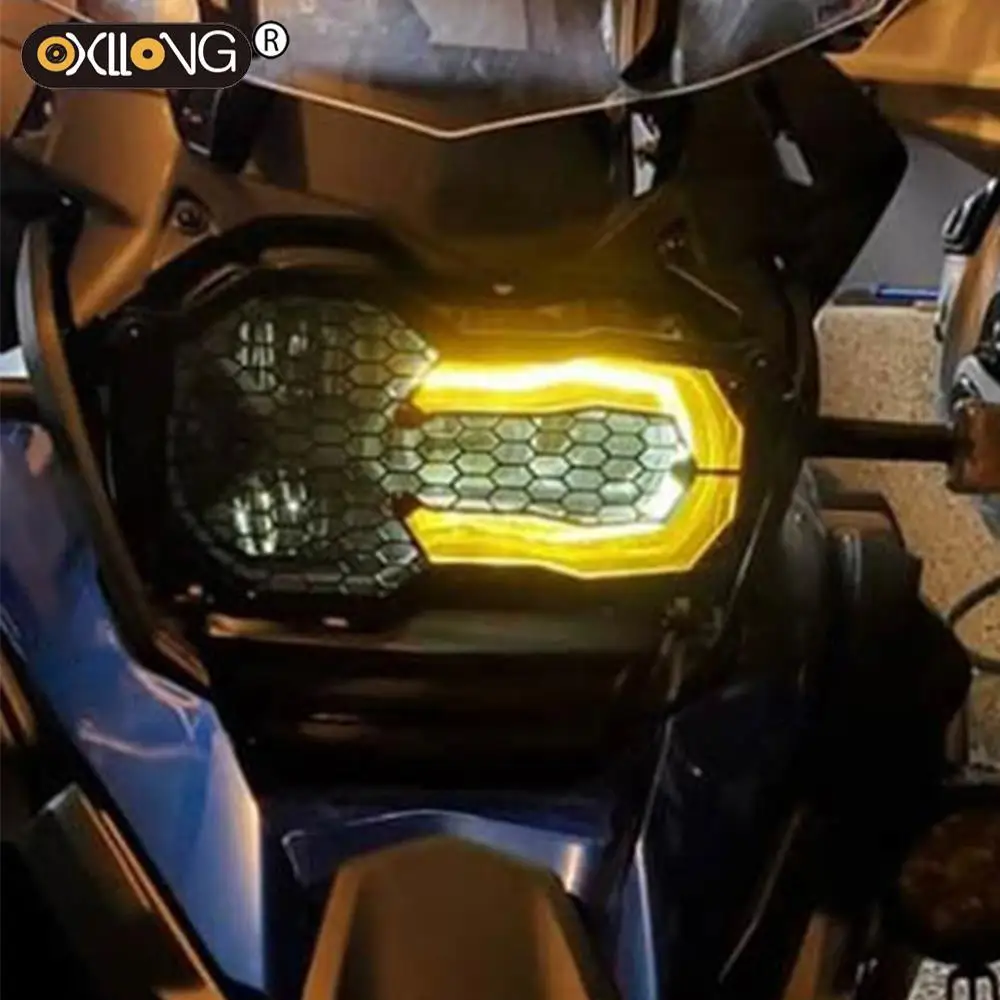 

For BMW R1250GS Adventure R 1250 GS R1200GS LC ADV 2018 2019 2020 2021 Motorcycle Headlight Bracket Protector Grille Guard Cover