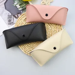 Leather sun glasses case Pink Black sunglasses bags  eyewear cases for women fashion eyeglasses cases 17*7*5cm