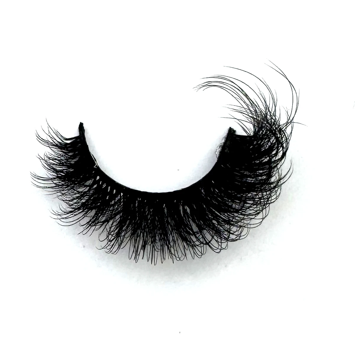 새로운 1쌍 가짜 속눈썹 캣아이 풍성한 인조 밍크 속눈썹 가벼운 속눈썹 드라마틱 롱 볼륨 밍크 가짜 속눈썹 메이크업