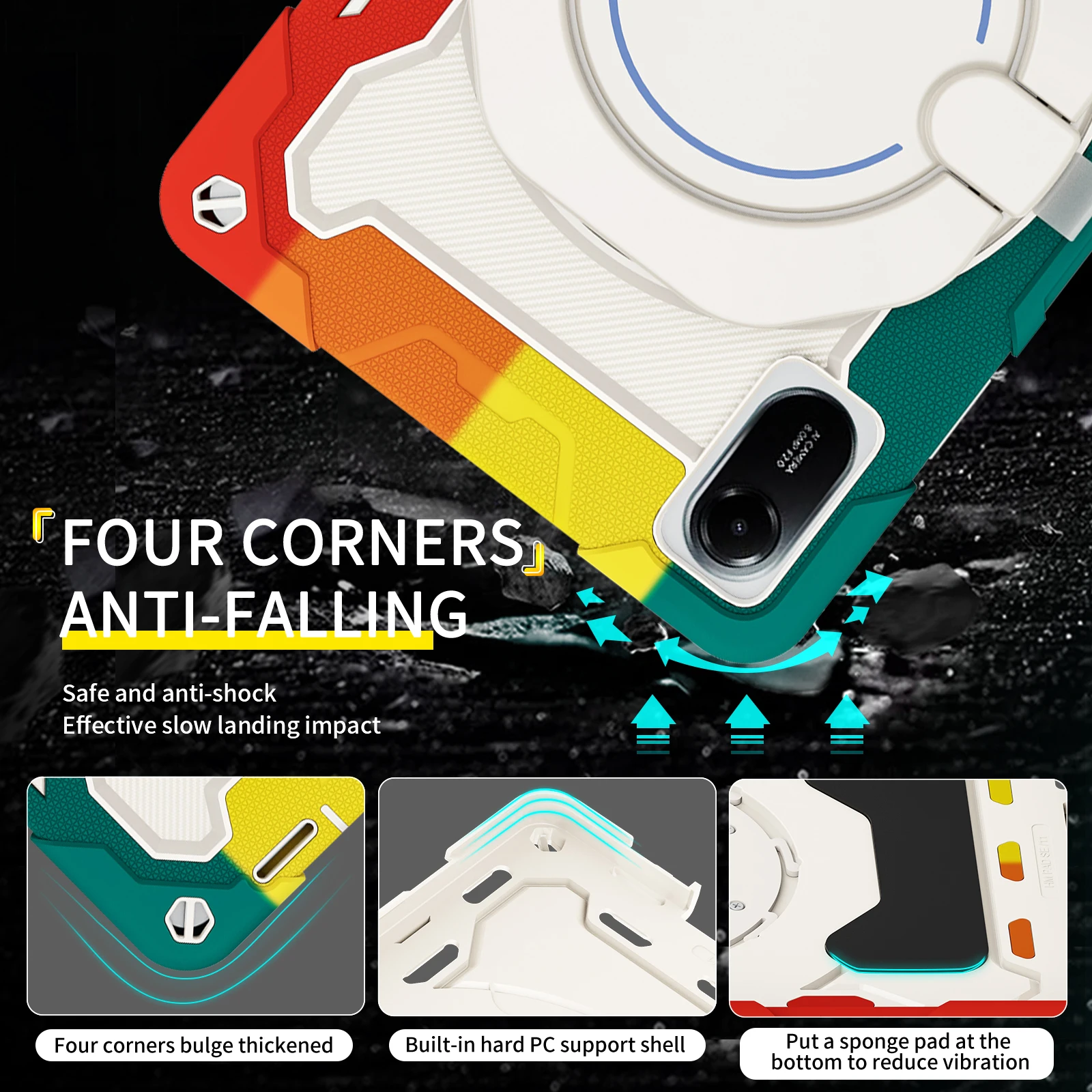 Hand Stand Tablet Protective Cover For Xiaomi Redmi Pad 2 11 inch 2025 Redmi Pad SE 11\