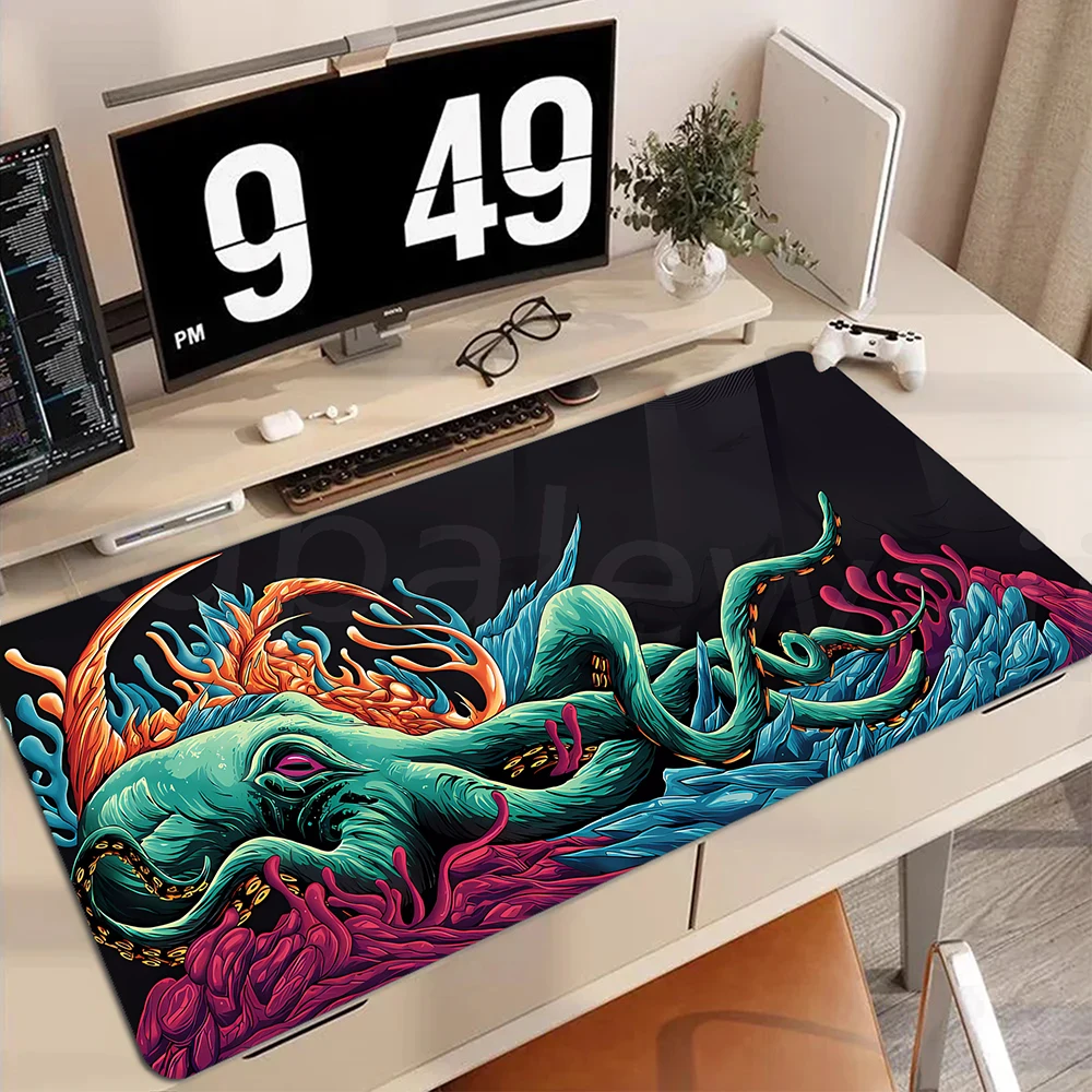

Mouse Pad Computer Laptop Japan ONI Keyboard Mouse Mat Mousepad Keyboards Gamers Decoracion Desk Mat