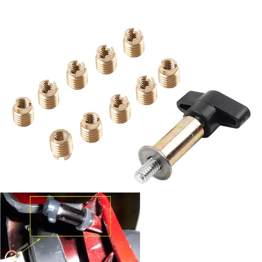 Motorcycle Batwing Fairing Brass Thread Inserts Repair Kit For Harley Electra Street Glide