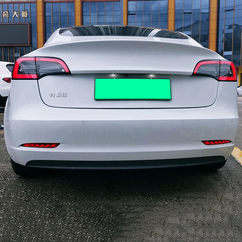 

Подходит для Tesla Model 3, устанавливаемая на руль лампа, фара заднего бампера, детали для сборки задних противотуманных фар