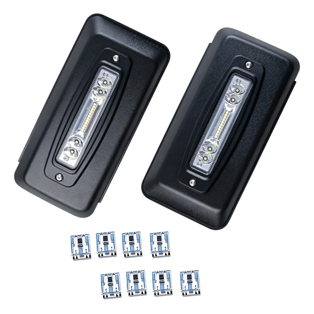 A set Bumper Guards Pad with LED Light For Ford F-150 2018-2020 Front Left or Front Right Durable accessories