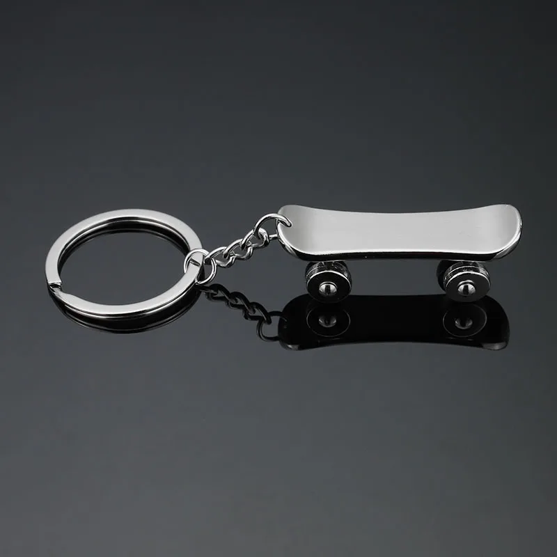 Letter Creative Gift Personality Scooter Metal Keychain Mini Advertising Key Ring Chain Pendant Laser Custom Logo Key Chain