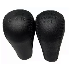 2Pcs Leather Transfer Case Gear Shift Knobs For Nissan Patrol GU Y61 GQ Y62 32865-40U00 Shifter Konb Car Interior Parts