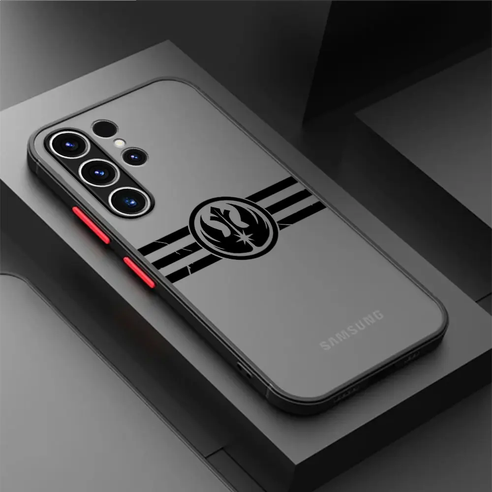 Phone Case for Samsung Galaxy S21 S20 FE S10 Plus S24 Plus S23 FE S22 S23 Ultra S9 S-Star W-Wars Cool Logo Shockproof Cover