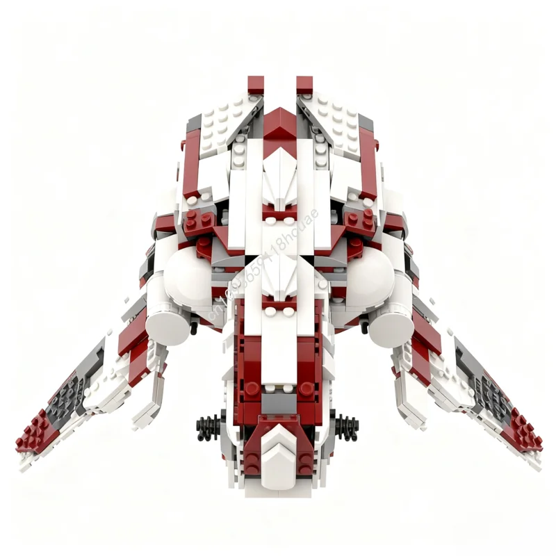 742 Uds. MOC Nuclass Shuttle Star Battle modelo bloques de construcción juguetes artesanales arquitectura para niños DIY Modular montar regalos de navidad