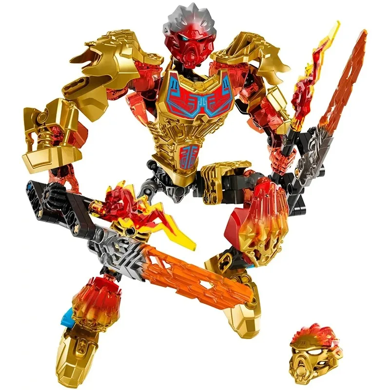 Warriors Actiefiguren Bionicle Bouwstenen Bricks 2in1 Lewa Tahu Onua Umarak de Destroyer Speelgoed Jongen Kid Kinderen Geschenken