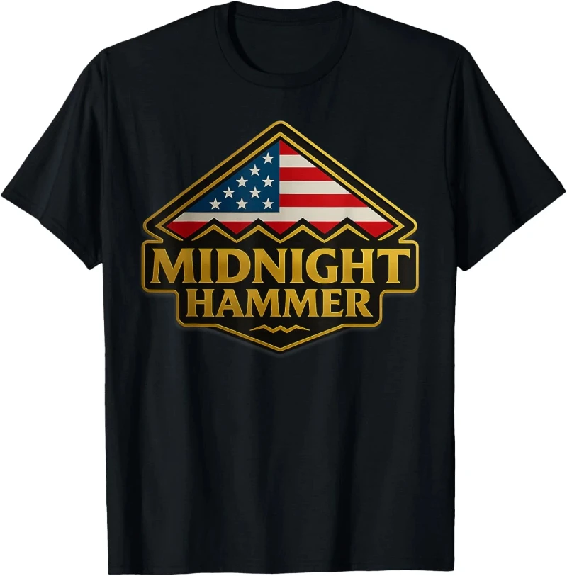 

Футболка Midnight Hammer B-2 Stealth Jet, Operation Midnight Hammer, элитная роскошь для мужчин и женщин, топ Y2k