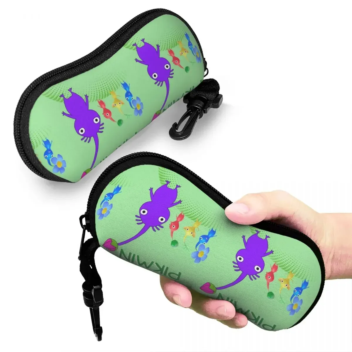

Pikmin Shell Eyeglasses Case Men Women Cool Plant Glasses Case Sunglasses Box Pouch