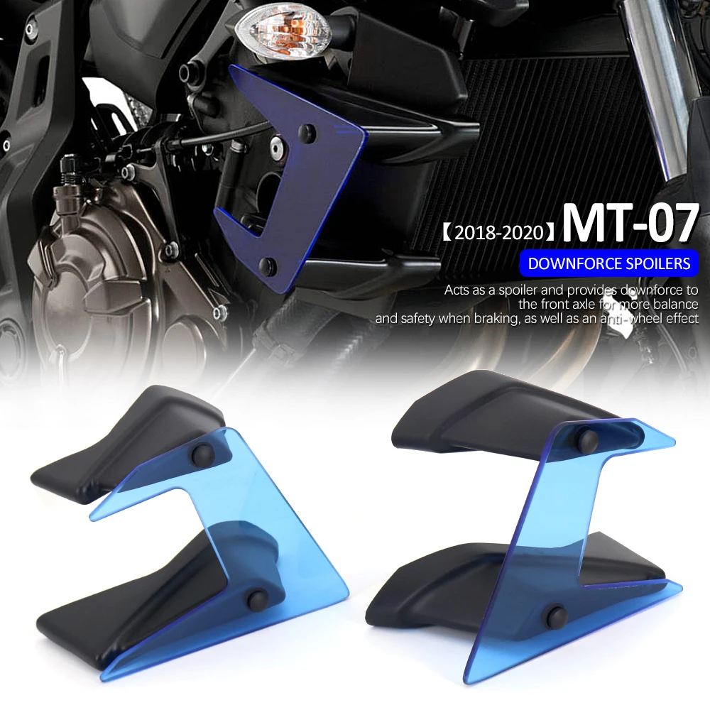 

NEW Accessories For Yamaha MT-07 MT07 MT 07 2018 2019 2020 Side Downforce Naked Spoilers Fixed Winglet Fairing Wing Deflectors