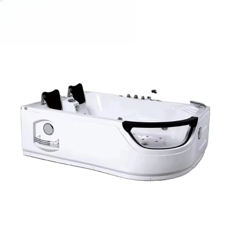 Bañera de hidromasaje inteligente blanca para 2 personas con baño de spa interior Jet Hydro Jacuzzi para baño KF-634L