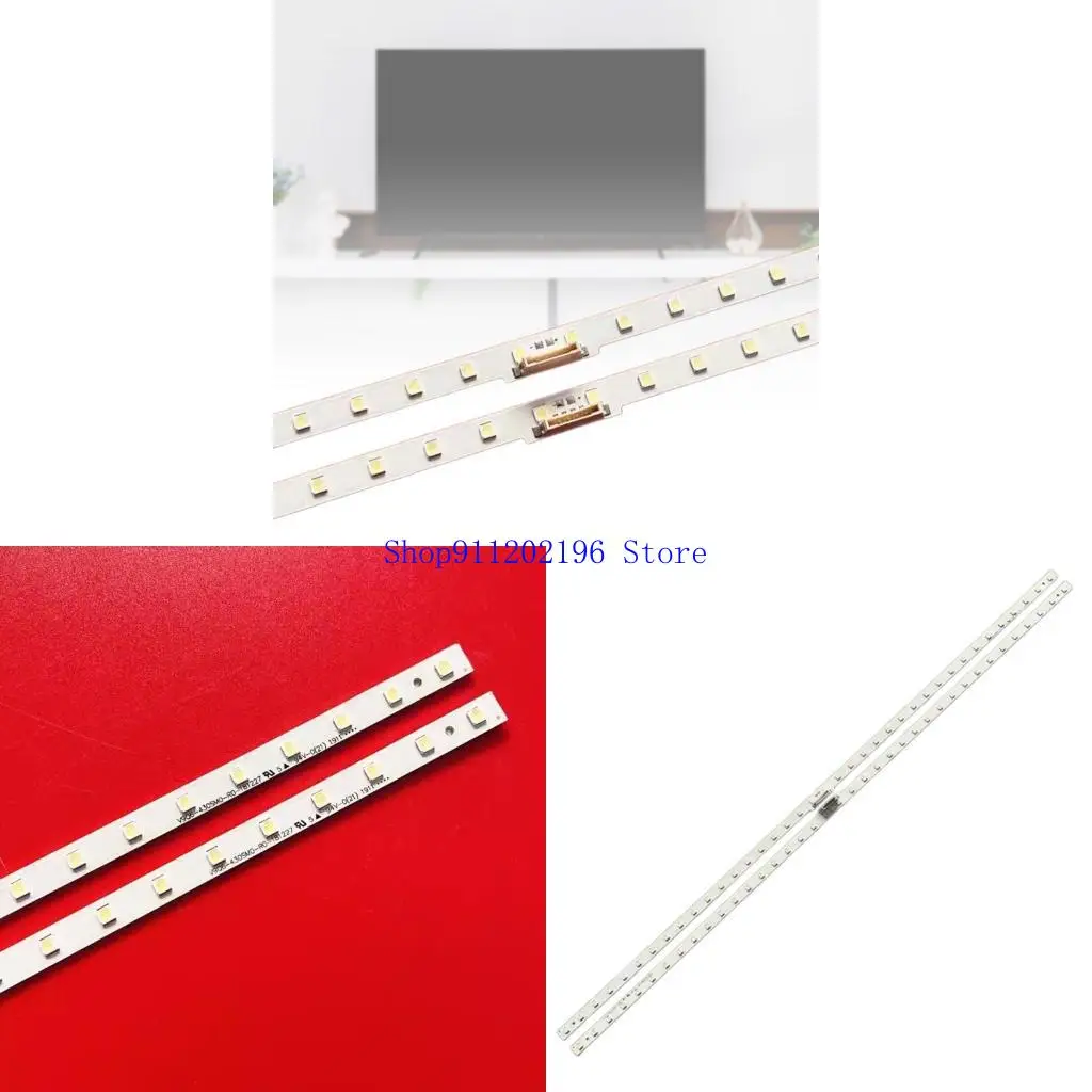 P82A 2Pcs LED Backlight Strips for QA43Q60RAJ QE43Q60RAT QE43Q60TAU QN43Q60RAF