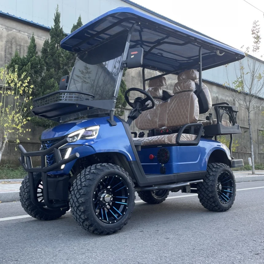 Brand New Electric Golf Cart Maximum Gradient 30% Braking Length ≤ 4m Minimum Turning Radius 3 .4m New Energy Four-Wheel Car