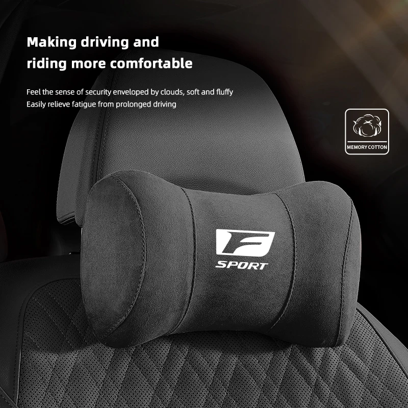 Car Suede Headrest … - image