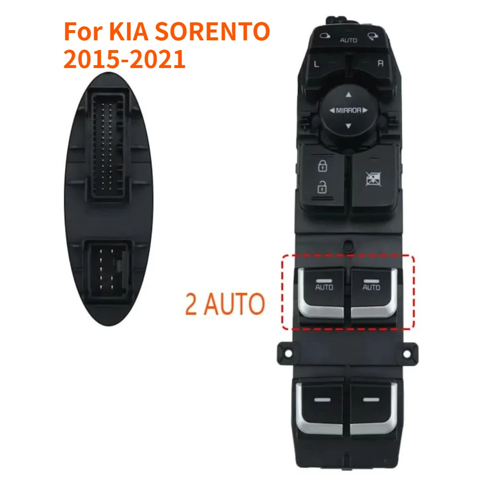 

Для KIA SORENTO 2015-2021 передний левый переключатель управления окном водителя, кнопка регулятора стекла с электроприводом 2, автомобильные аксессуары