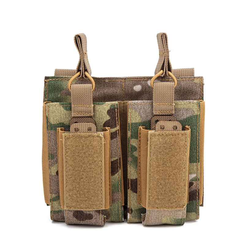 M4 M14 M16 AK AR Magazine Pouch Tactical Molle Triple Magazine Pouch Double-Layer Mag Pouches Universal Cartridge Holder