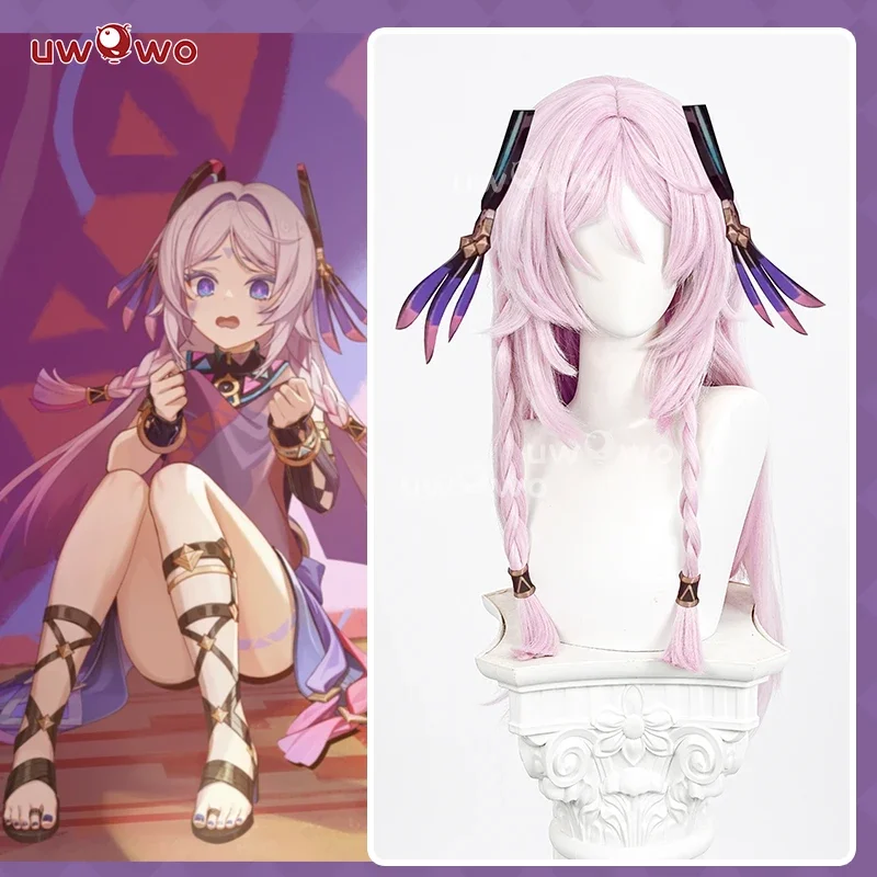 Citlali Wig Game Genshin Impact Citlali Cosplay Wig Light Pink Hair Long Hair Halloween Wig