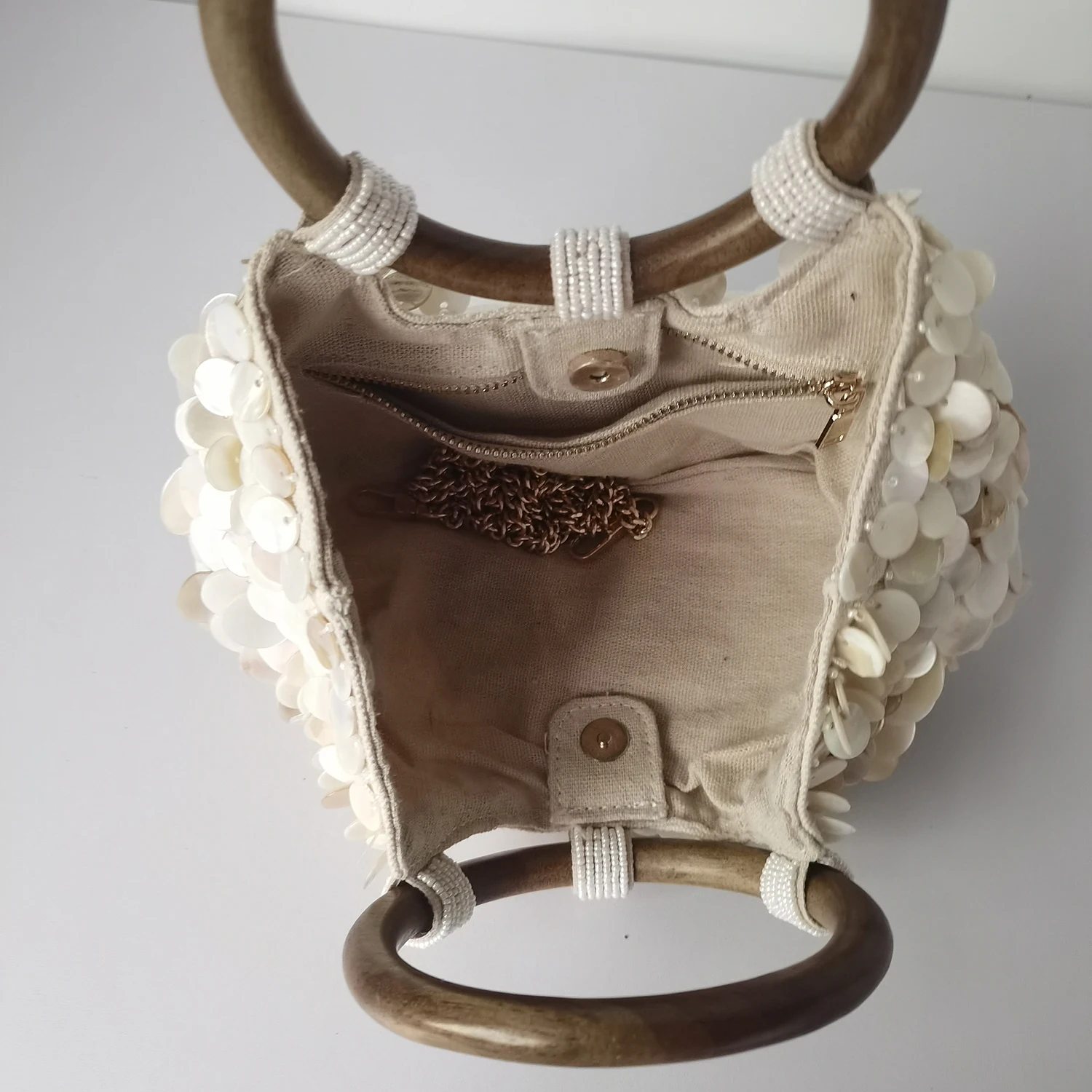 Novo high-end puro artesanal saco de concha natural bolsa de fadas bolsa feminina nicho subsourcing personalizado na moda saco dupla face