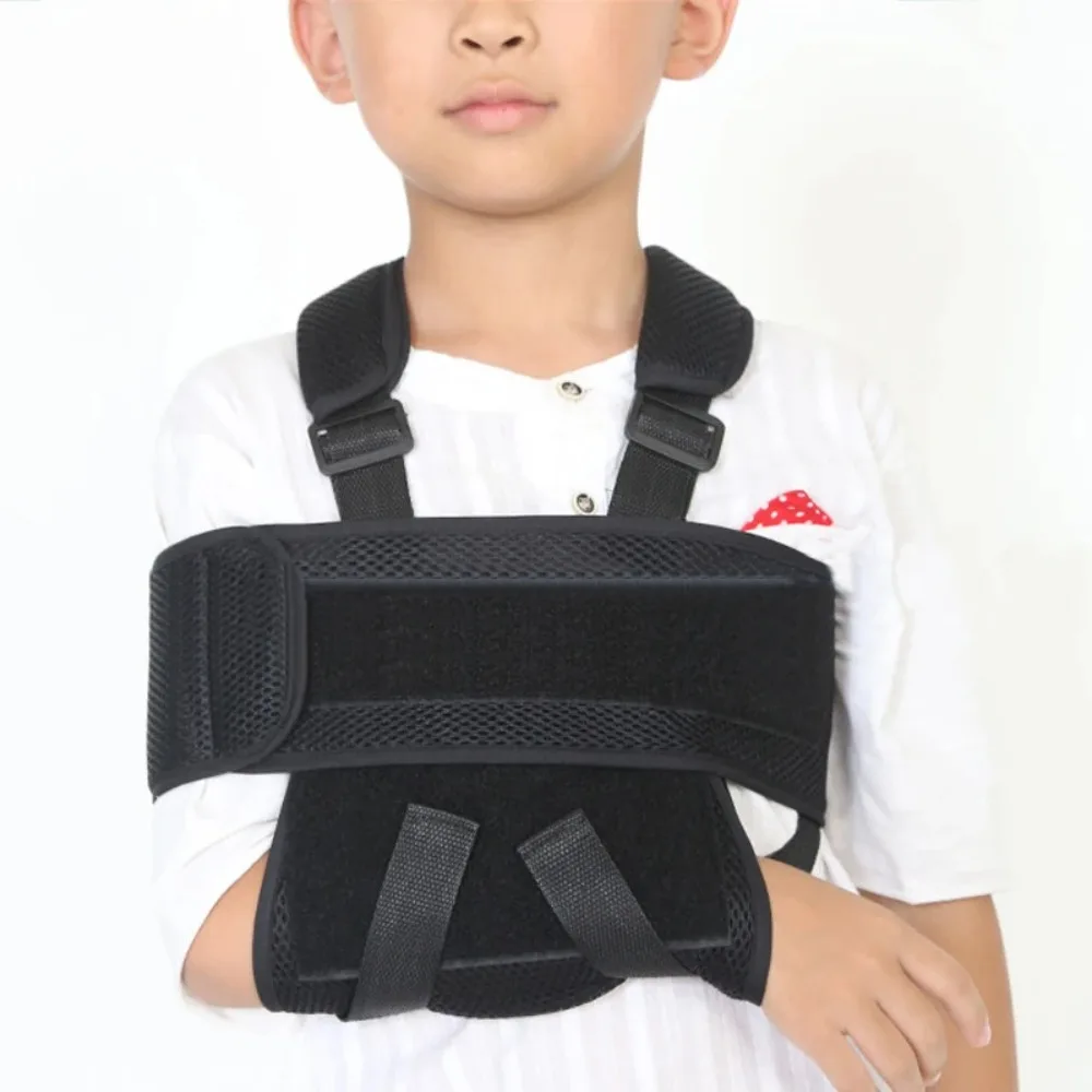 Professional Medical Children's Forearm Sling Breathable Arm Wrist Sprained Fixed Belt Shoulder Dislocations Protectors Supports