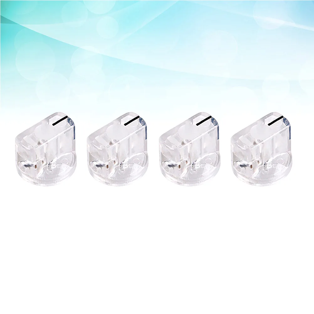 

4 Pcs Effect Pedal Knob Lightweight Guitar Effect Pedal Knob Plastic Control Amplifier Replacement Accessory Guitar Parts
