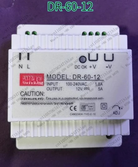 1PCS  DR-60-12 new rail switching power supply