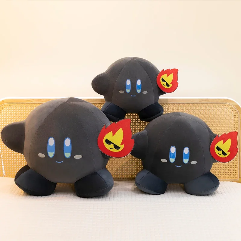 65cm อะนิเมะ Kawaii น่ารัก Black Star Kirby ตุ๊กตาตุ๊กตา Peluche ของเล่นตุ๊กตาการ์ตูนของเล่น Great ของขวัญวันเกิดคริสต์มาสสําหรับเด็ก