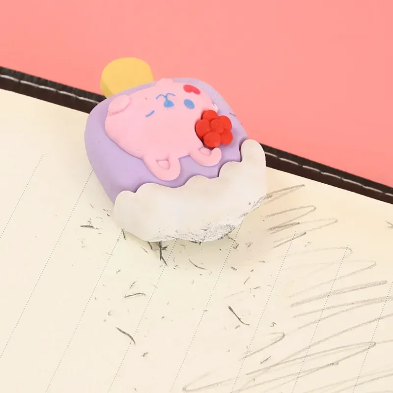 New Cute Popsicle Candy Bag Eraser Student Creative Stationery Factory