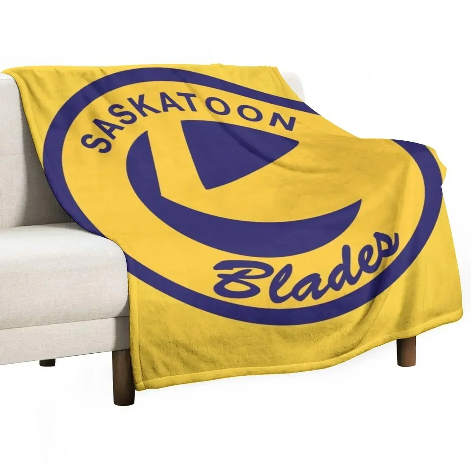 

Saskatoon Blades Throw Blanket Loose Moving Decoratives bed plaid Blankets