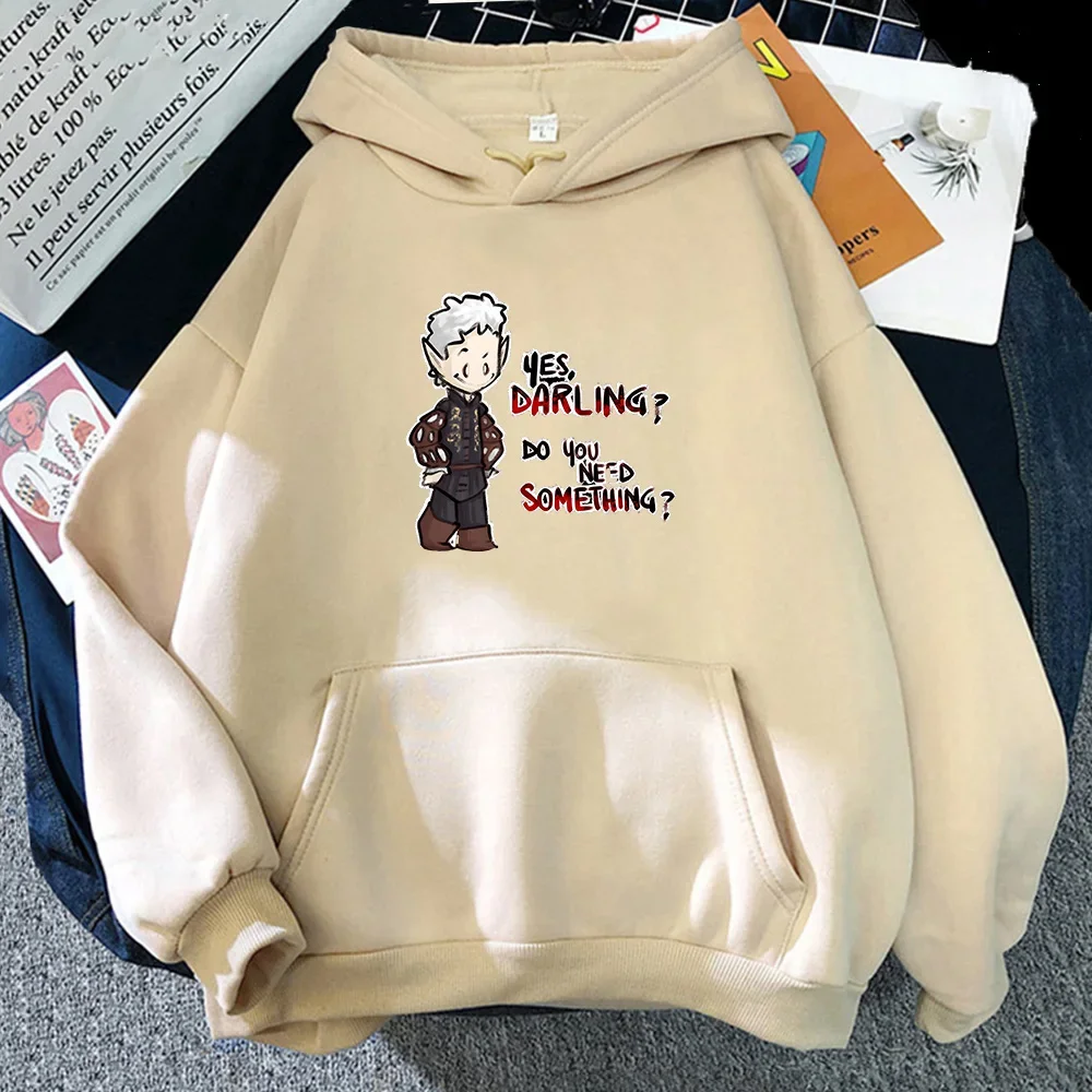 Baldurs Gate 3 Cartoon Grafische Sweatshirts Hot Game Character Print Kleding Populaire Anime Hoodie Crewneck voor Heren Truien